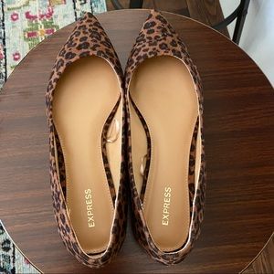 Express Leopard Print Flats